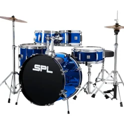 Sound Percussion Labs Junior Kicker 5-Piece Drum Set Metallic Blue