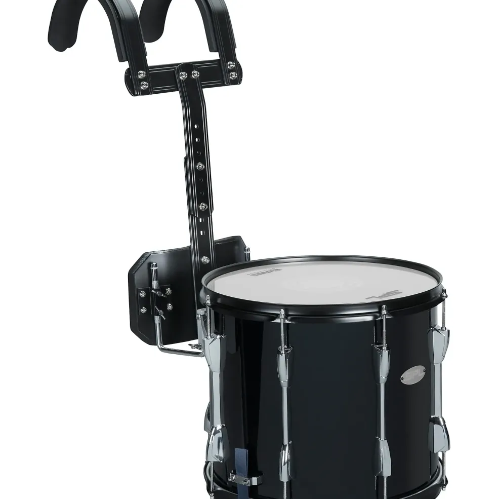 Sound Percussion Labs Marching Snare Drum With Carrier 14 x 12 in. Black