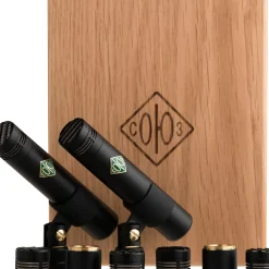 Soyuz Microphones 013 FET-MAC-B Matched Pair Small Diaphragm FET Microphones Black Finish (cardioid, omni and hypercardioid capsules, 10dB pad)