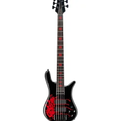 Spector Euro5LX Alex Webster 5-String Electric Bass Black/Red