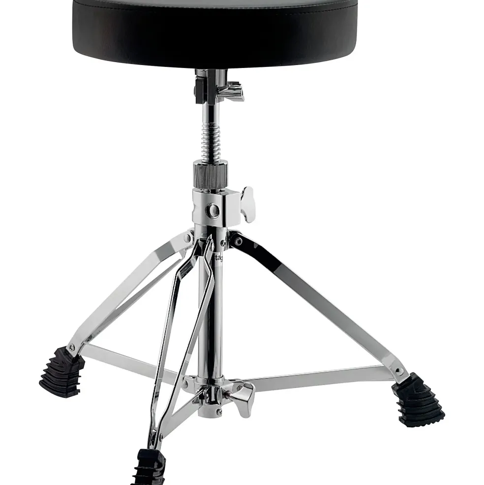 Stagg Double Braced Drum Throne Chrome