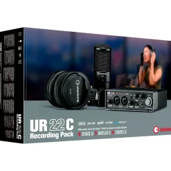 Steinberg UR22C Recording Pack With 2-In/2-Out USB 3.0 Type-C Audio Interface, Microphone & Headphones