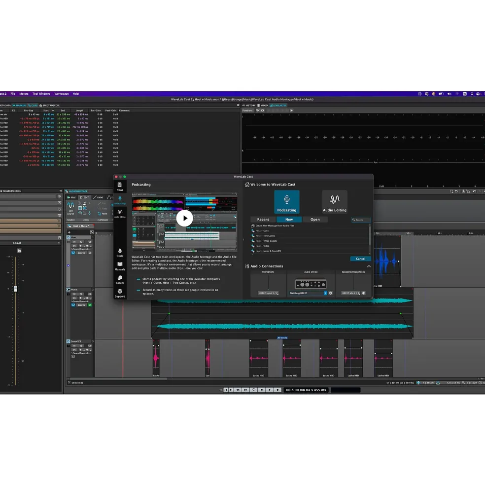 Steinberg WaveLab Cast 2 Software