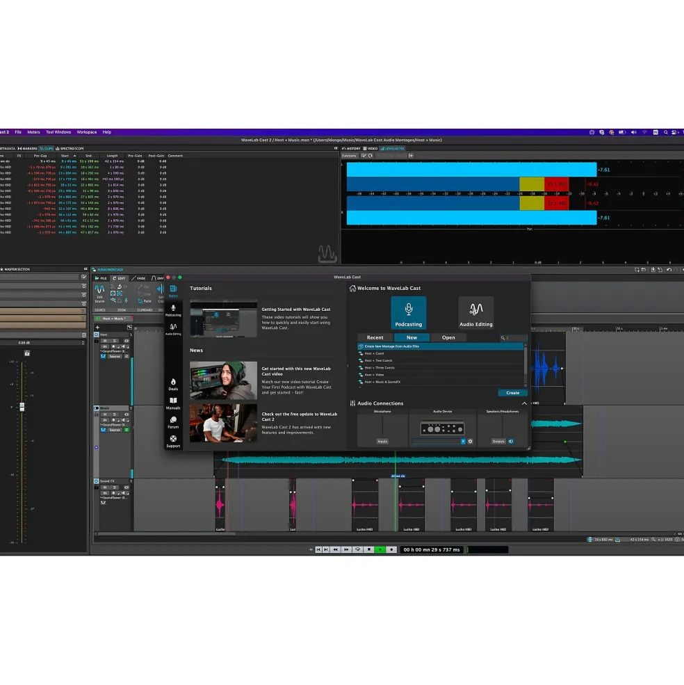 Steinberg WaveLab Cast 2 Software