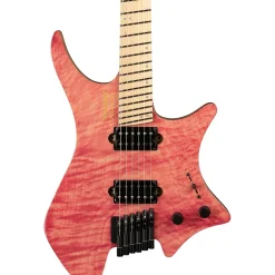 strandberg Boden J Artisan 6 Maple Tochi Electric Guitar Trans Pink