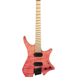 strandberg Boden J Artisan 6 Maple Tochi Electric Guitar Trans Pink