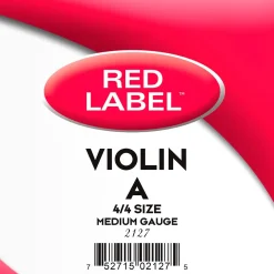 Super Sensitive Red Label Series Violin A String 4/4 Size, Medium