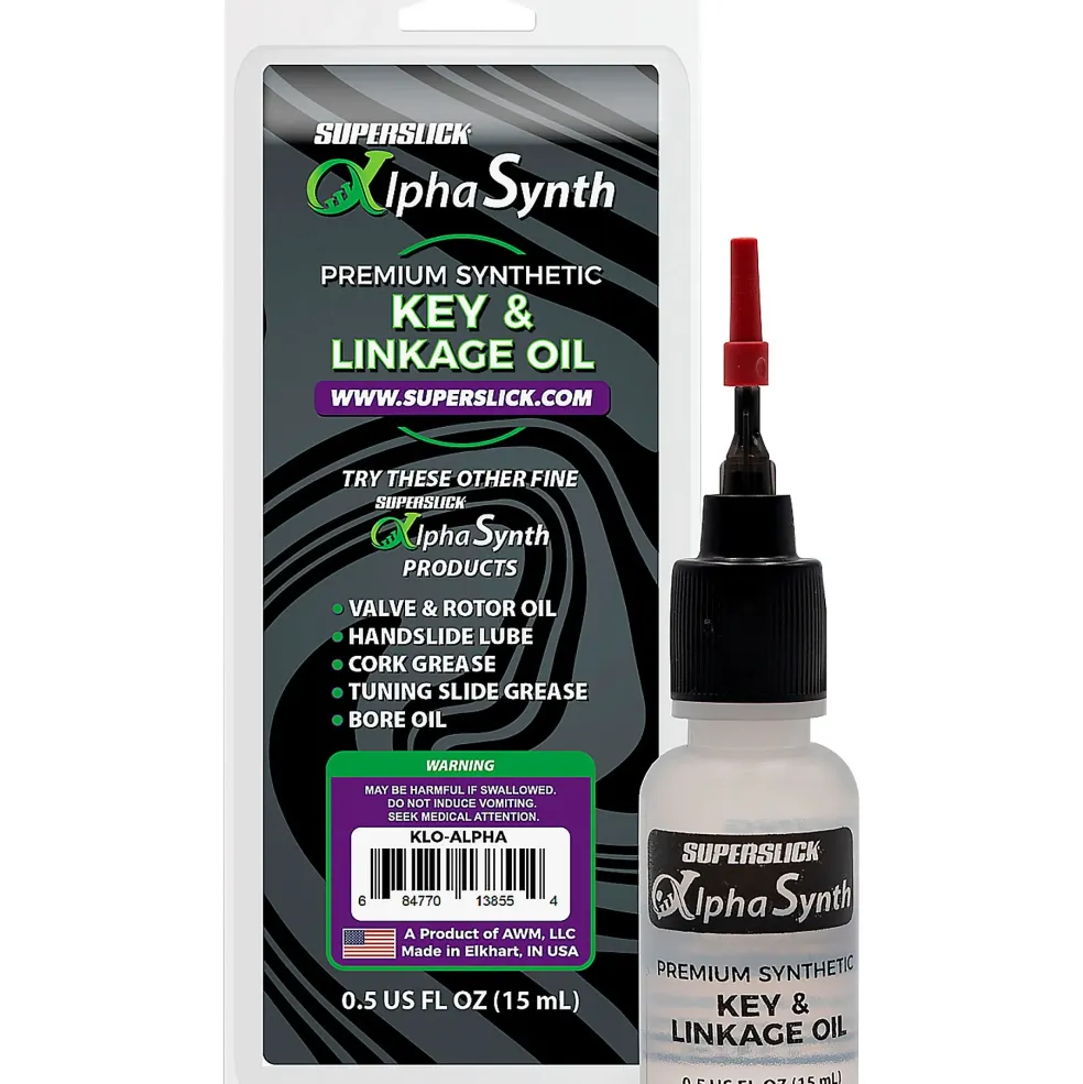 Superslick AlphaSynth Key and Linkage Synthetic Oil Lubricant 0.5 oz.
