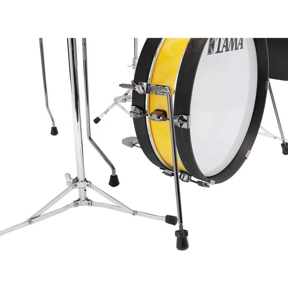 TAMA Club-JAM Pancake 4-Piece Shell Pack With 18" Bass Drum Electric Yellow