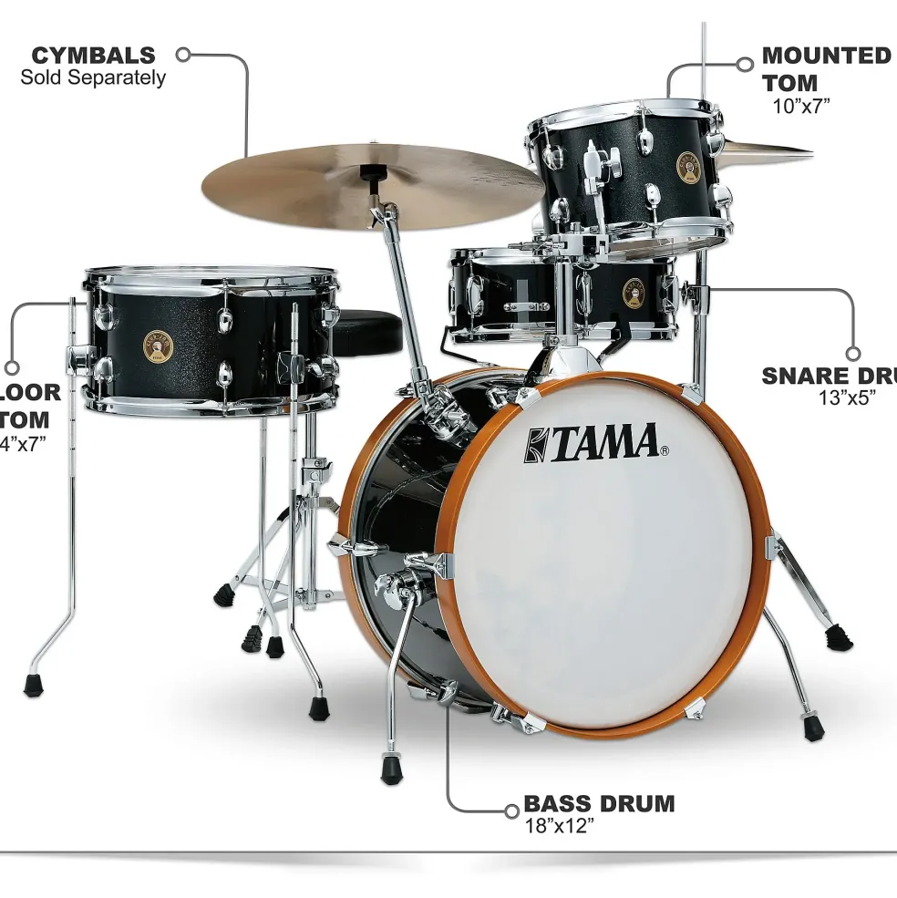 TAMA Club-JAM 4-Piece Shell Pack Charcoal Mist