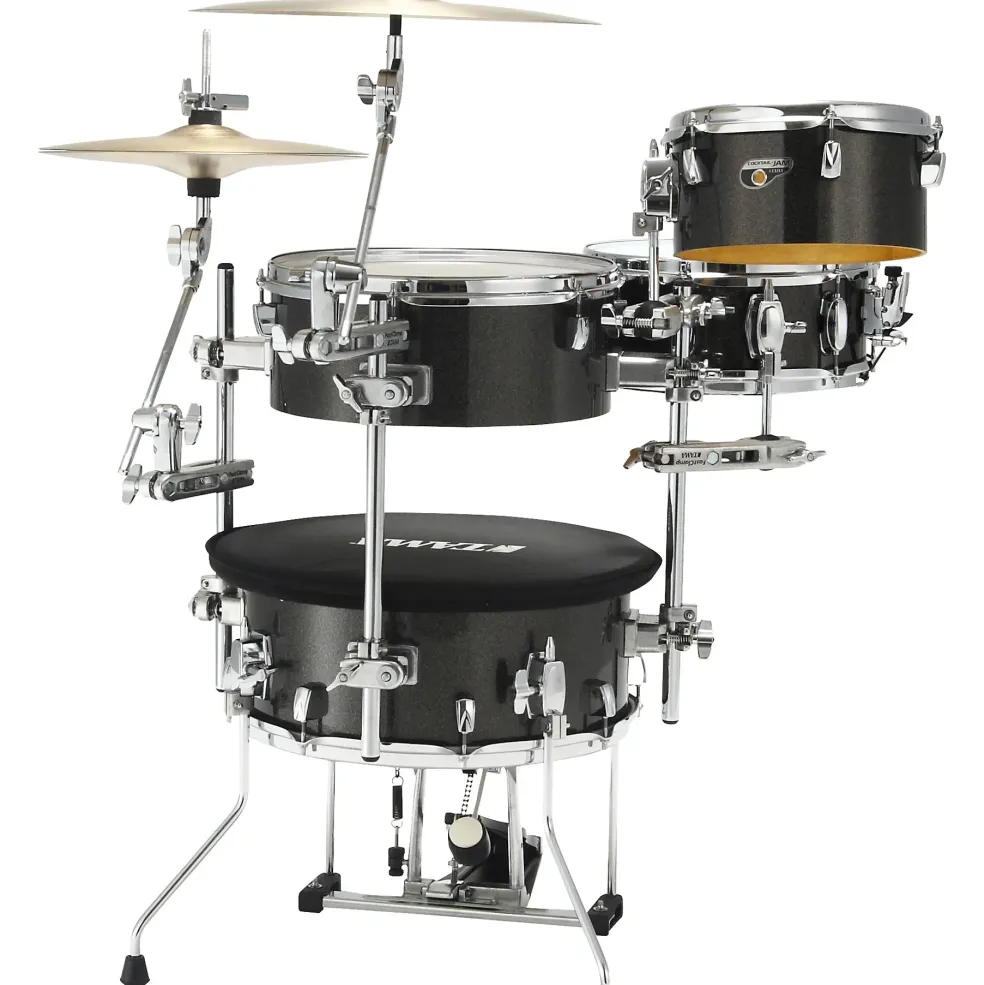 TAMA Cocktail-JAM 4-Piece Shell Pack With Hardware Midnight Gold Sparkle