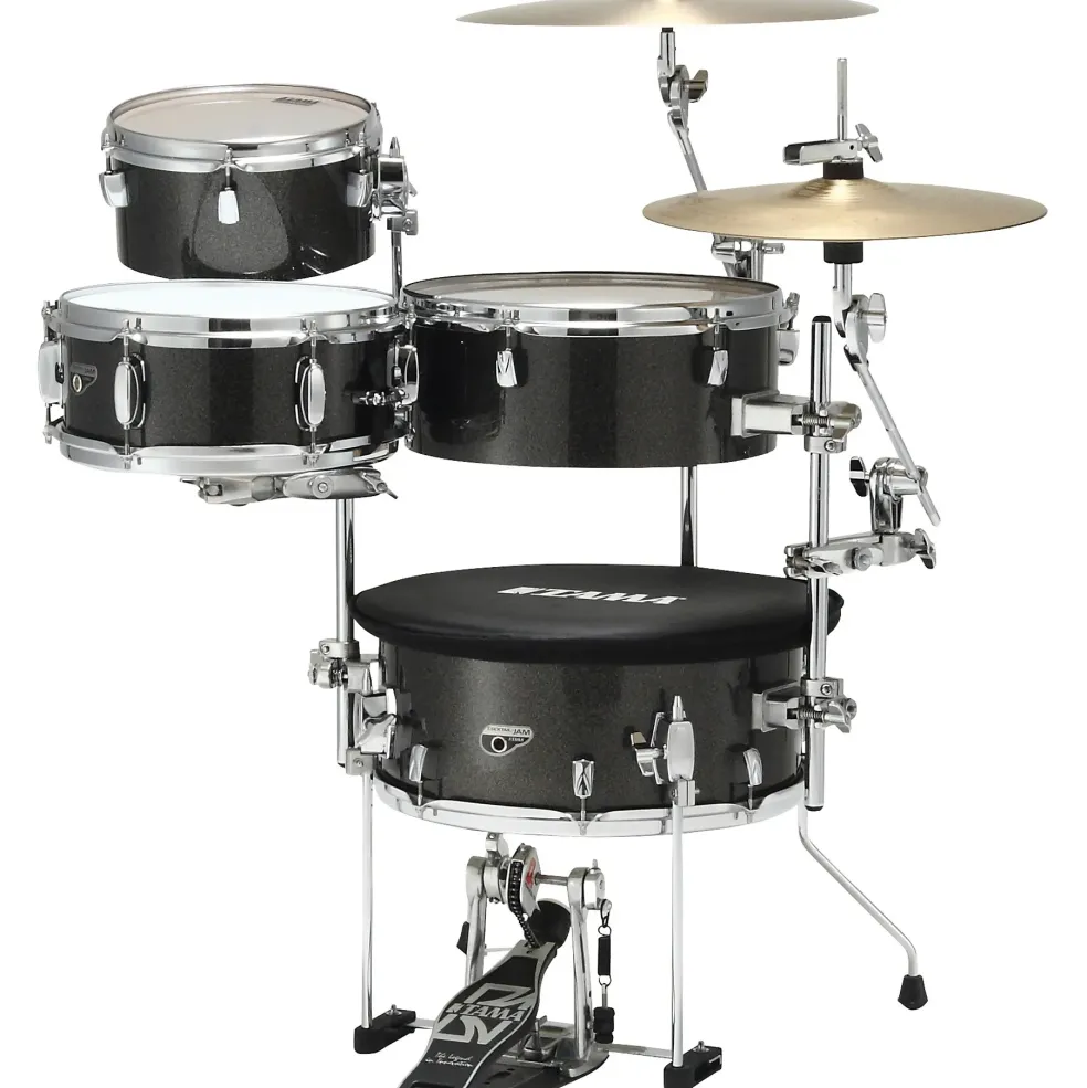 TAMA Cocktail-JAM 4-Piece Shell Pack With Hardware Midnight Gold Sparkle