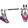 TAMA Limited-Edition 50th Anniversary Iron Cobra Power Glide Coral Swirl Double Pedal