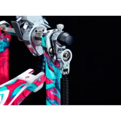 TAMA Limited-Edition 50th Anniversary Iron Cobra Power Glide Coral Swirl Double Pedal
