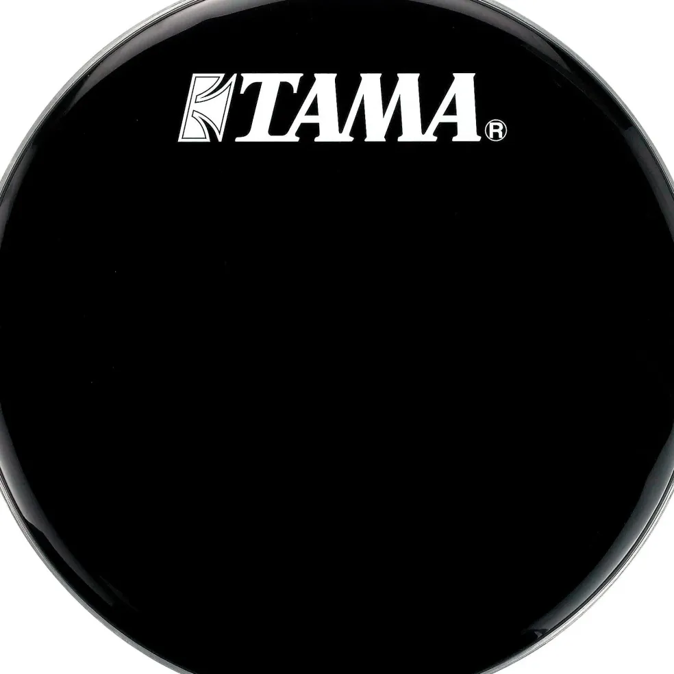 TAMA Logo Resonant Bass Drum Head 22 in. Black