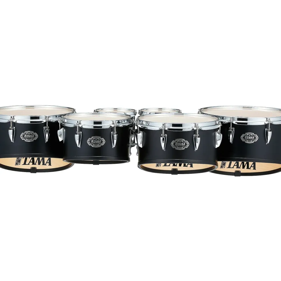 Tama Marching Fieldstar Marching Tenor Drums, Sextet with Power Cut 6, 6, 10, 12, 13, 14 in.