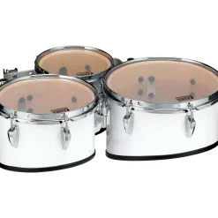 Tama Marching Starlight Marching Tenor Drums Trio 8, 10, 12 in. Sugar White