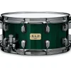 TAMA S.L.P. Bubinga/Maple Snare Drum 14 x 6.5 in. Malachite Green Zebrawood
