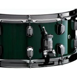 TAMA S.L.P. Bubinga/Maple Snare Drum 14 x 6.5 in. Malachite Green Zebrawood
