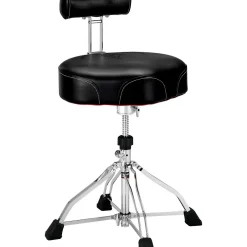 TAMA 1st Chair Ergo-Rider Drum Throne With Backrest Black