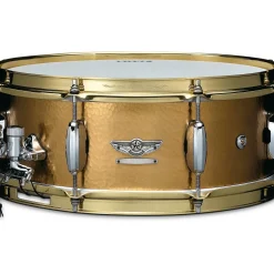 TAMA STAR Reserve Hand Hammered Brass Snare Drum 14 x 5.5 in.