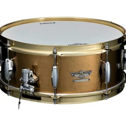TAMA STAR Reserve Hand Hammered Brass Snare Drum 14 x 5.5 in.