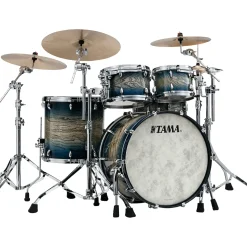 TAMA STAR Walnut 4-Piece Shell Pack With 22" Bass Drum Indigo Japanese Sen Burst