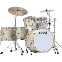TAMA Starclassic Walnut/Birch 5-Piece Shell Pack with 22" Bass Drum Vintage Marine Pearl