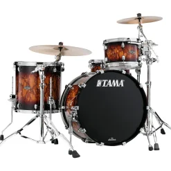 TAMA Starclassic Walnut/Birch 3-Piece Shell Pack With 22" Bass Drum Molten Brown Burst