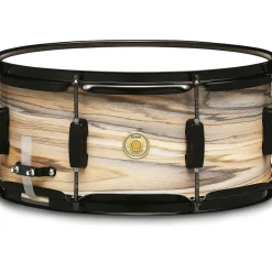 TAMA Woodworks Poplar Snare Drum 14 x 6.5 in. Natural Zebrawood Wrap