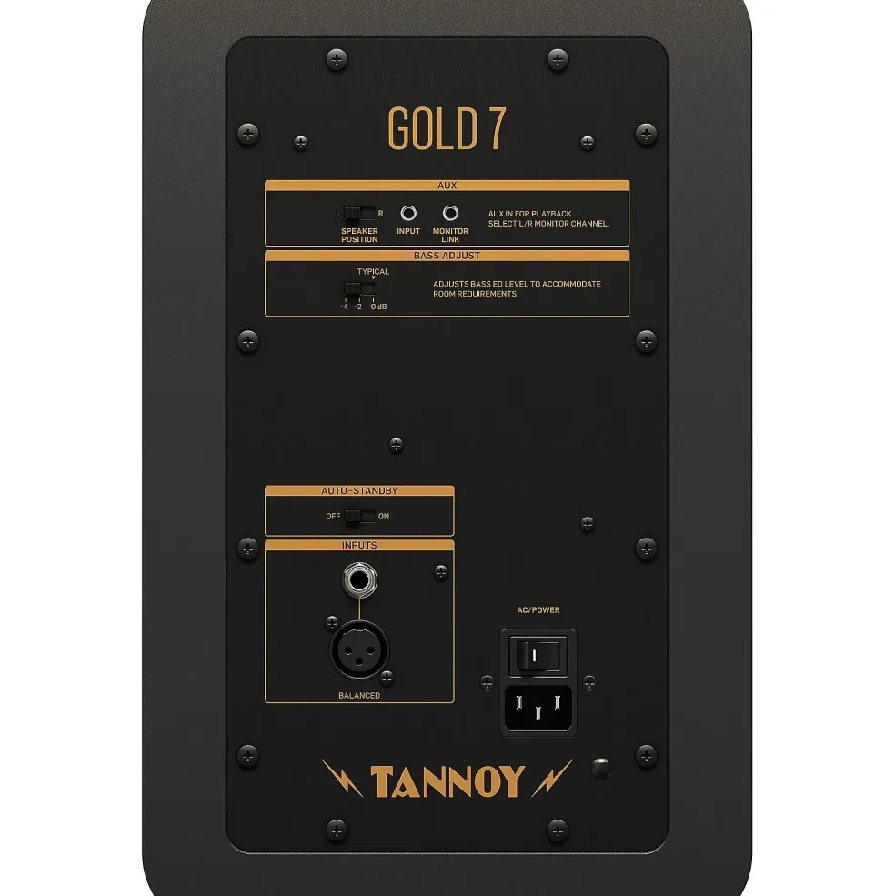 Tannoy Gold 7 300W Active 6.5 in. Studio Monitor