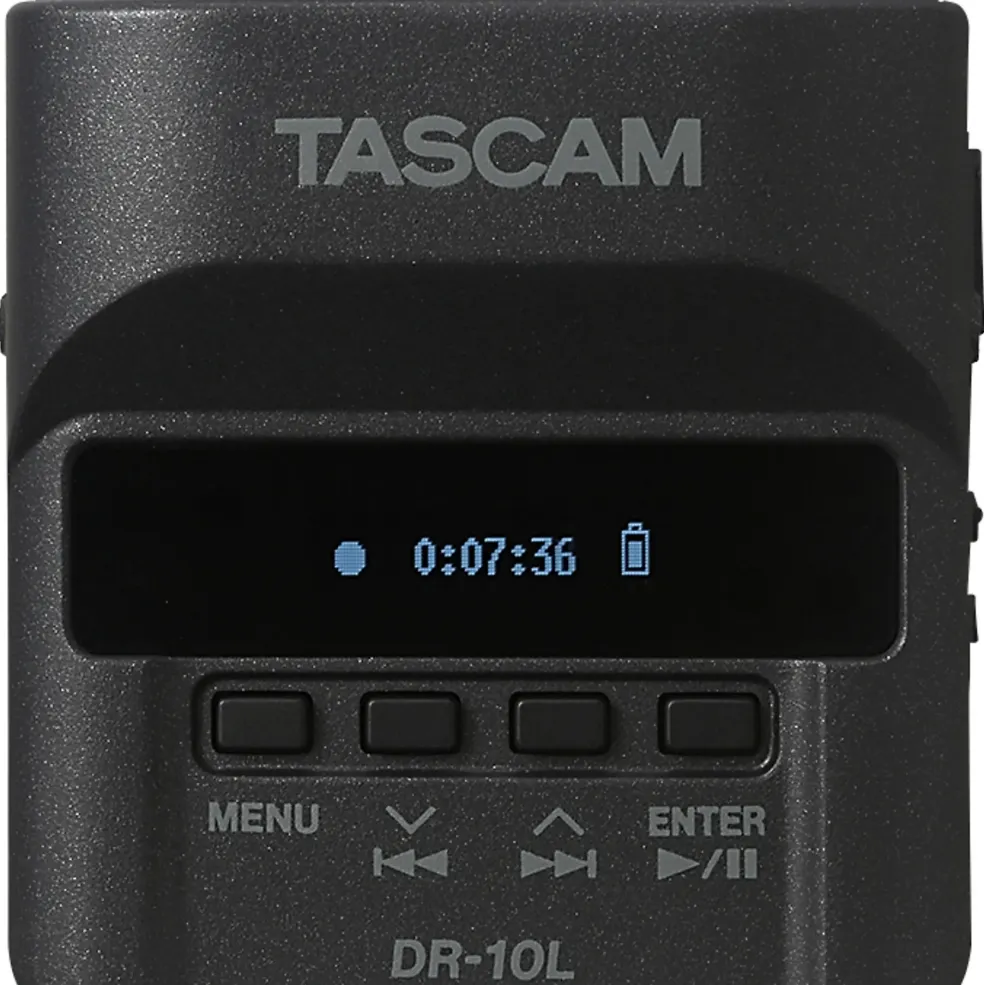 TASCAM DR-10L Digital Audio Recorder With Lavalier Microphone