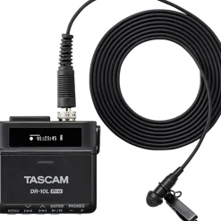 TASCAM DR-10L Pro Digital Audio Recorder With Lavalier Microphone