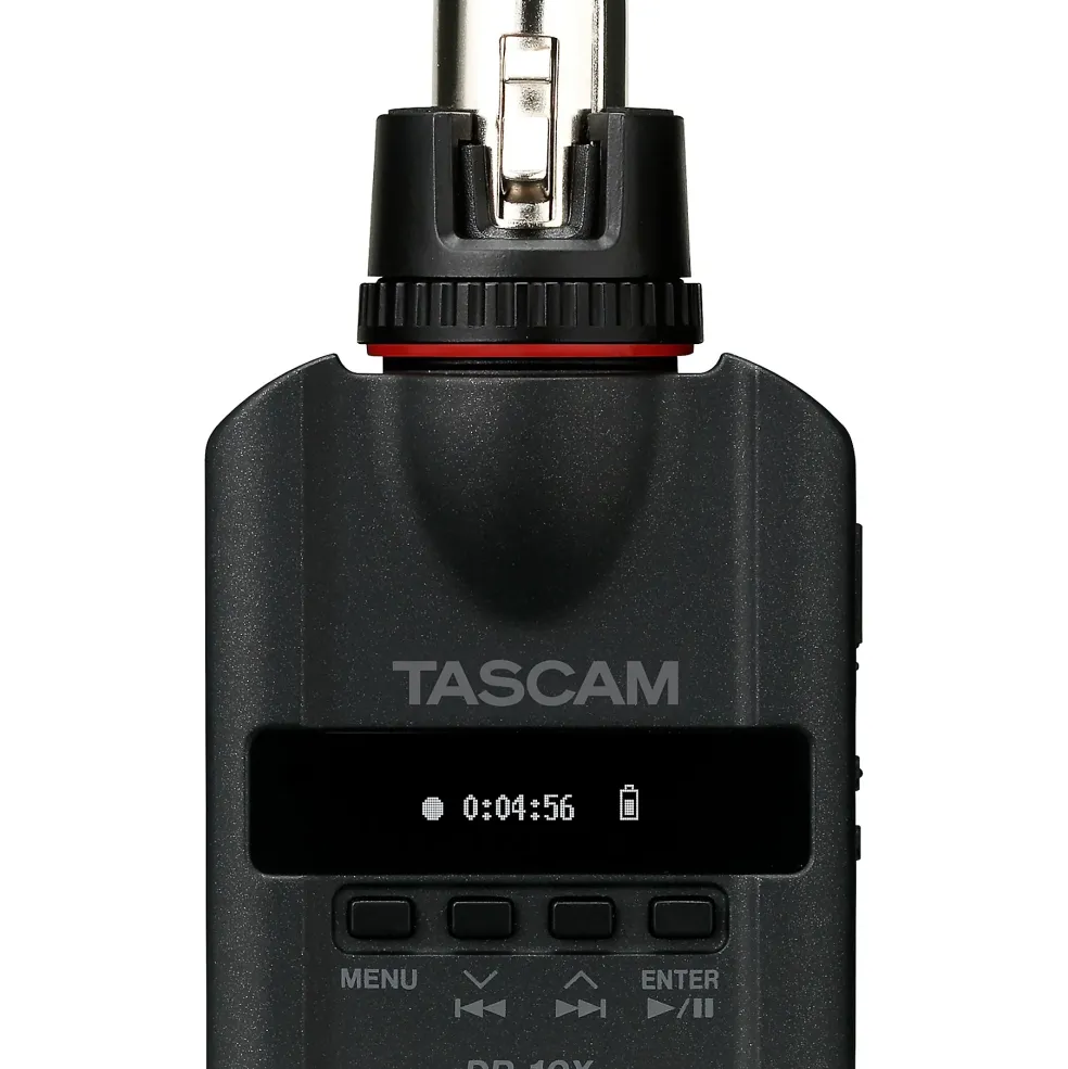 TASCAM DR-10X XLR Plug-on Compact Recorder