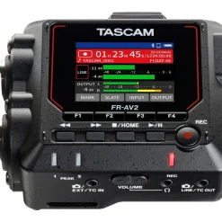 TASCAM FR-AV2 Compact 32-Bit Field Recorder & Timecode Generator with AK-BT2 Bluetooth Adapter