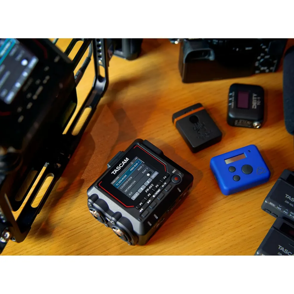 TASCAM FR-AV2 Compact 32-Bit Field Recorder & Timecode Generator