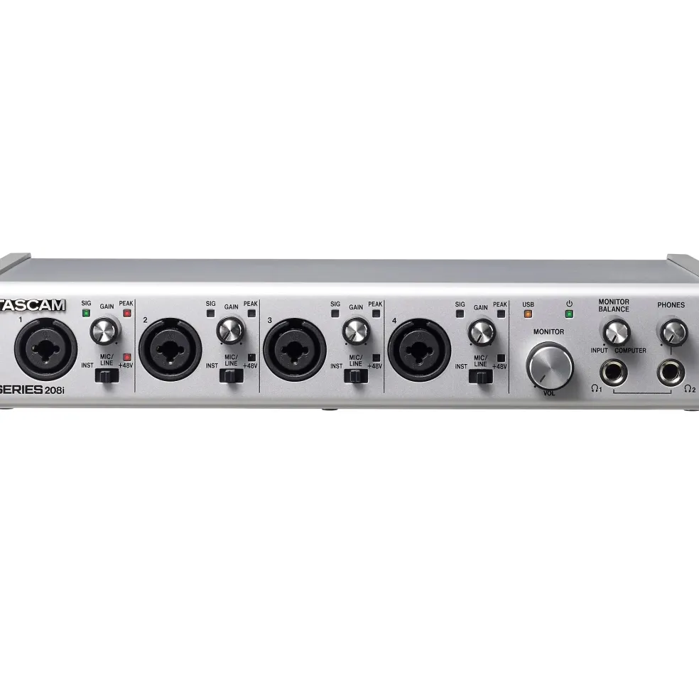 TASCAM SERIES 208i 20-In/8-Out USB Audio/MIDI Interface