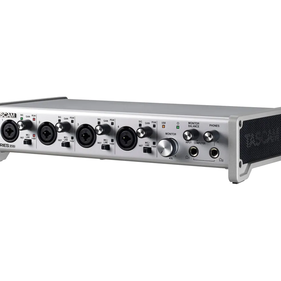 TASCAM SERIES 208i 20-In/8-Out USB Audio/MIDI Interface