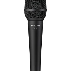 TASCAM TM-82 Dynamic Microphone for Recording Vocals and Instruments Black