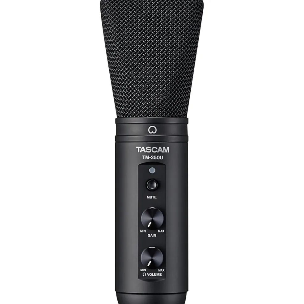 TASCAM TM-250U USB Condenser Microphone for Podcasting, Conferencing, and Computer Recording