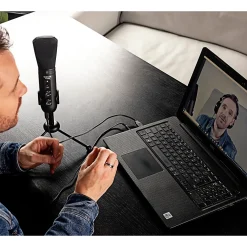 TASCAM TM-250U USB Condenser Microphone for Podcasting, Conferencing, and Computer Recording