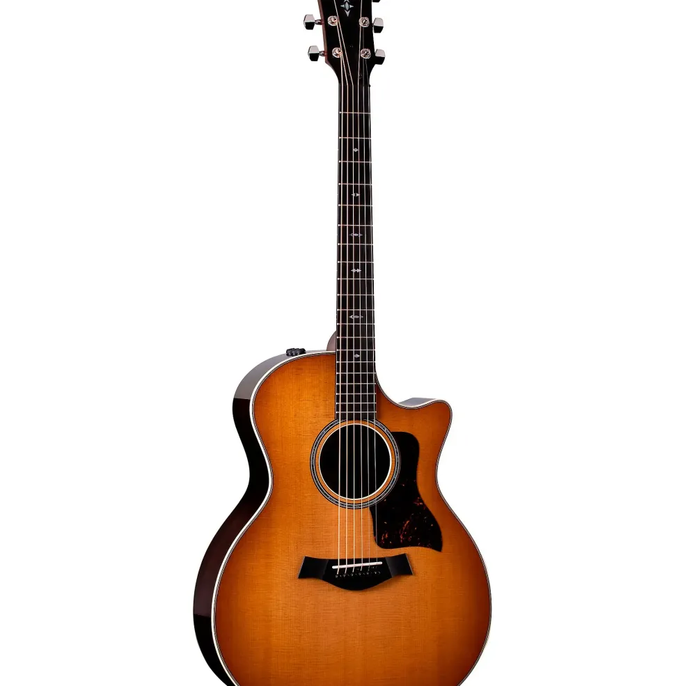 Taylor 2021 714ce Walnut Limited-Edition V-Class Grand Auditorium Acoustic-Electric Guitar Shaded Edge Burst