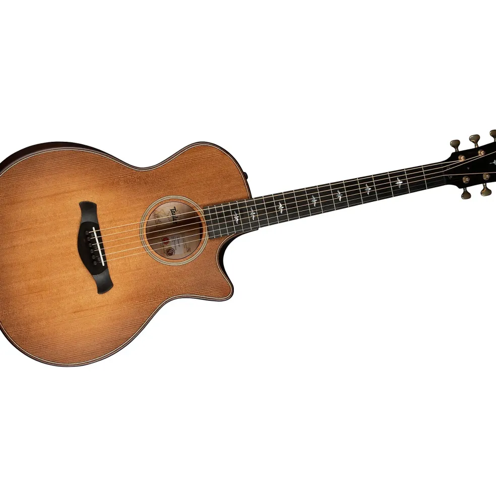 Taylor Builder's Edition 614ce V-Class Grand Auditorium Acoustic-Electric Guitar Wild Honey Burst