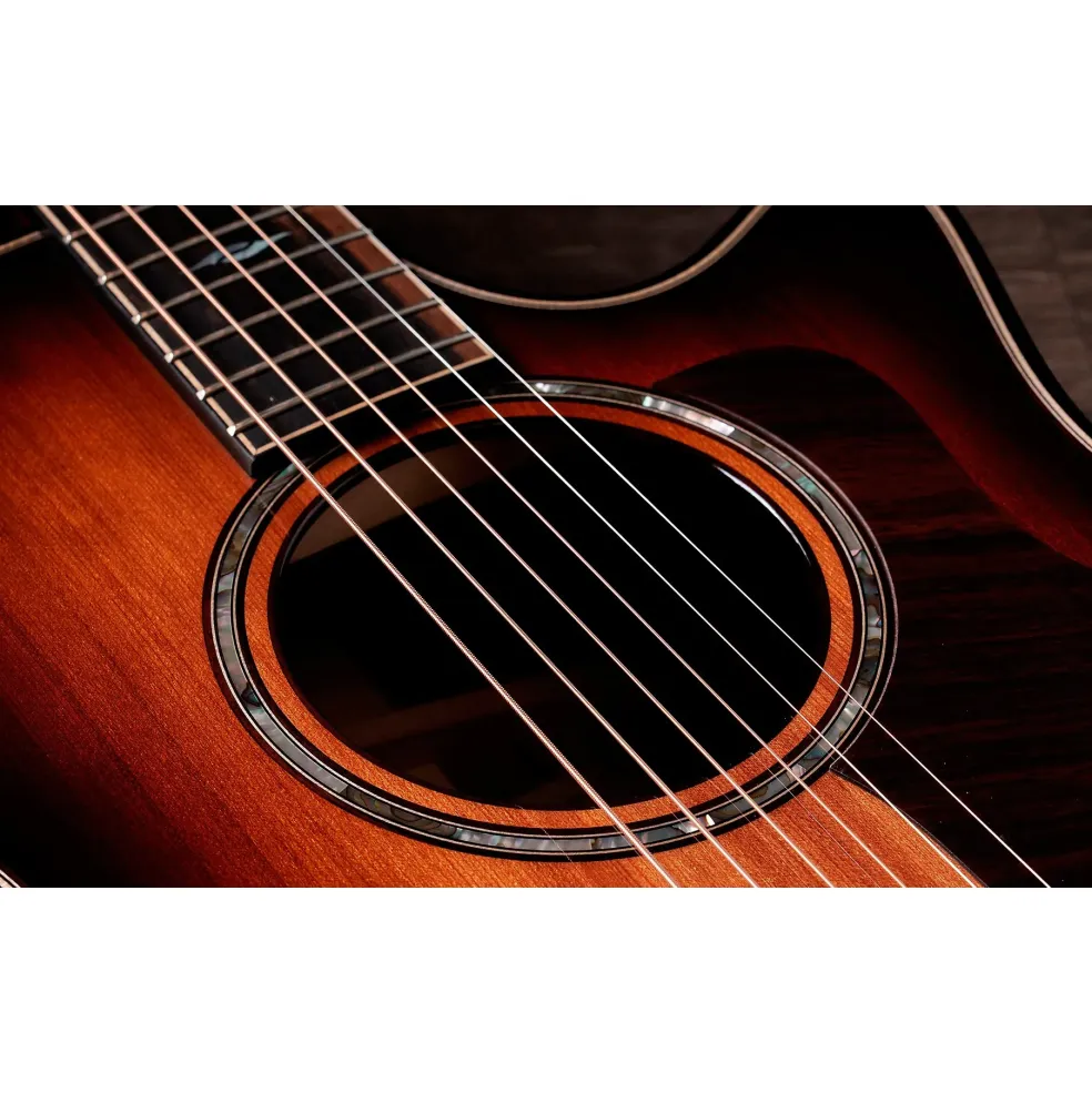 Taylor 814ce Sinker Redwood Builder's Edition Grand Auditorium Acoustic-Electric Guitar Shaded Edge Burst
