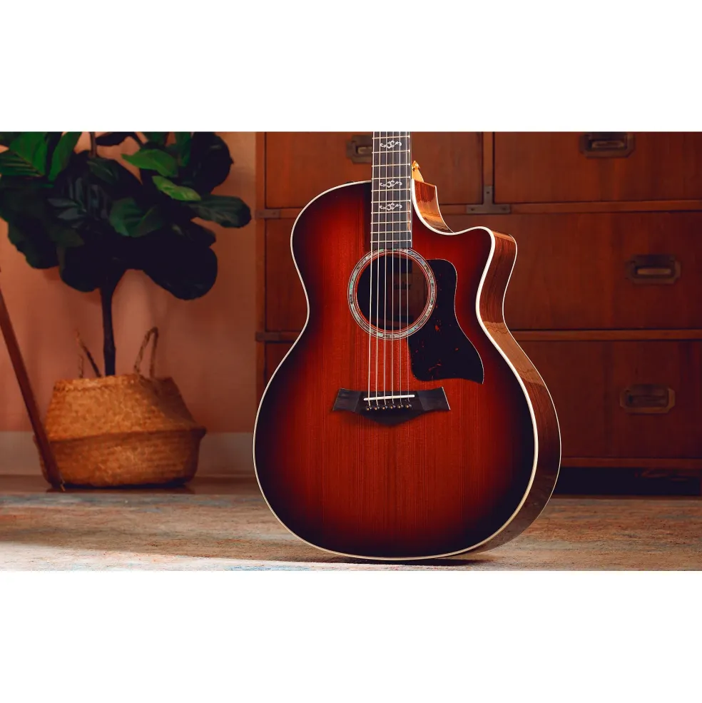 Taylor 414ce 50th Anniversary Special-Edition Sinker Redwood Grand Auditorium Acoustic-Electric Guitar Shaded Edge Burst