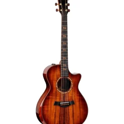 Taylor Custom All-Figured Hawaiian Koa Grand Concert Acoustic-Electric Guitar Shaded Edge Burst