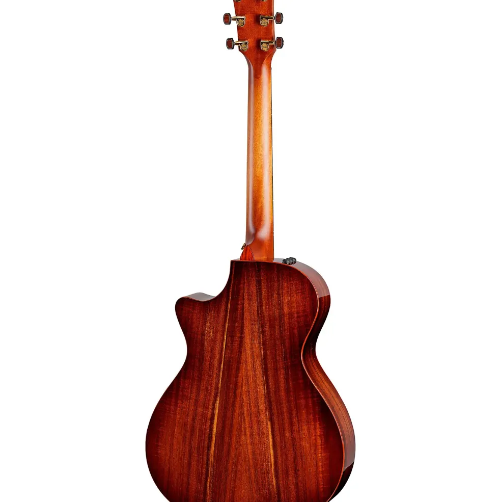 Taylor Custom All-Figured Hawaiian Koa Grand Concert Acoustic-Electric Guitar Shaded Edge Burst