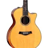 Taylor Custom Bearclaw Sitka Spruce-Bocote Grand Auditorium Acoustic-Electric Guitar Shaded Edge Burst