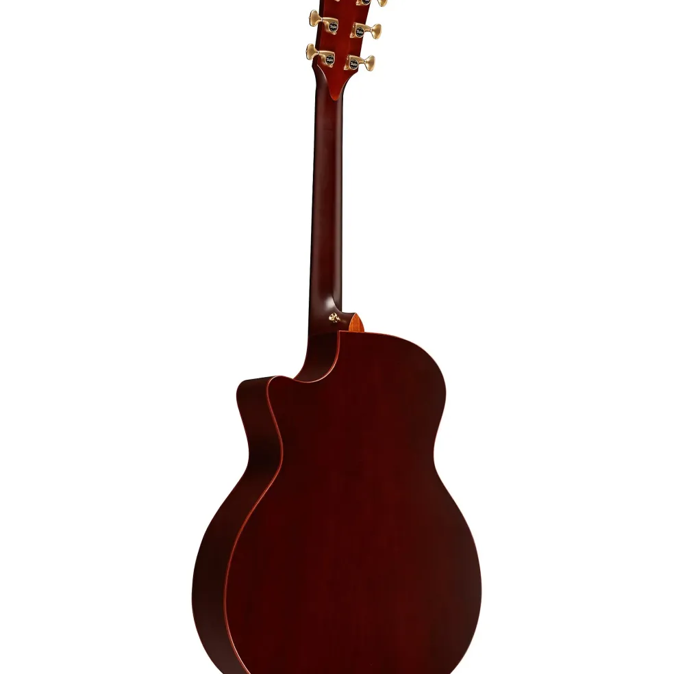 Taylor Custom Red Western Cedar-Red Ironbark Grand Auditorium Acoustic-Electric Guitar Red Mahogany