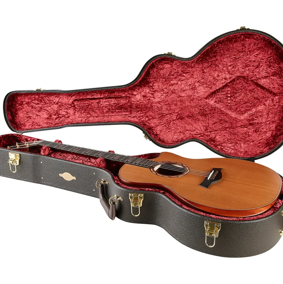 Taylor Custom Red Western Cedar-Red Ironbark Grand Auditorium Acoustic-Electric Guitar Red Mahogany